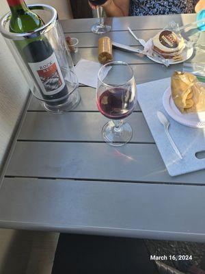 Wine, cheese and good weather