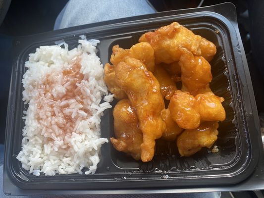 Golden Honey Chicken Lunch Special