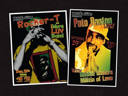 Design Samples: Concert Posters