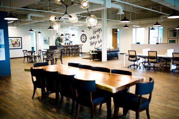 Enjoy our beautifully designed collaborative coworking space!