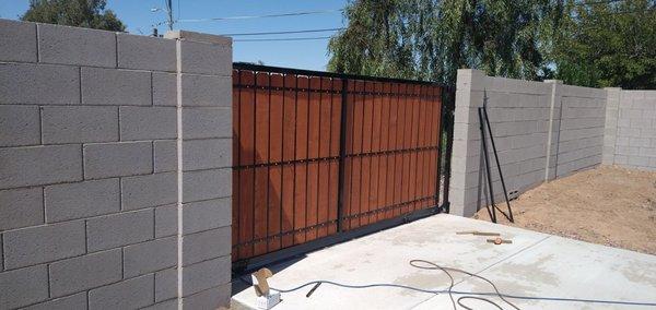 12' sliding gate