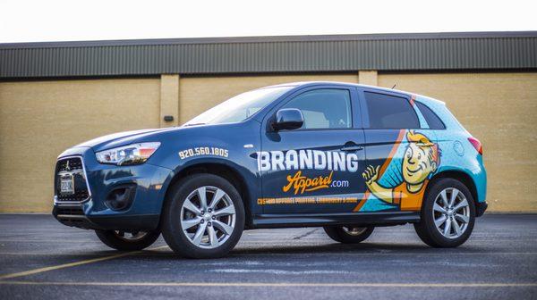 Custom vehicle wrap by Right Way Signs of Chicago.