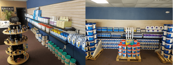 With the largest selection of chemicals in the area, Paradise is your one-stop-shop for pool and spa chemicals and accessories.