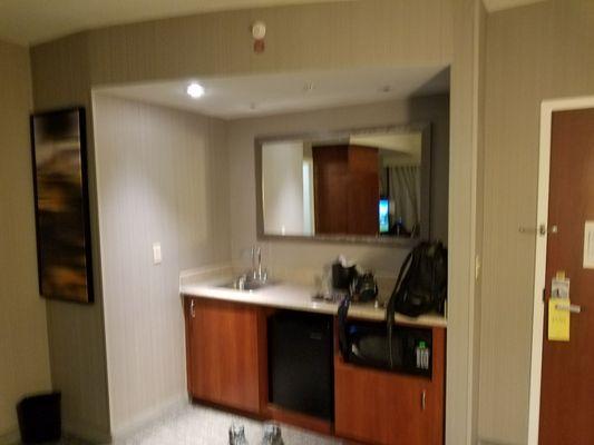 Wet bar im suite