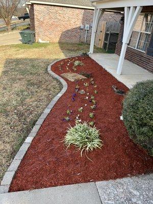 Flower beds!