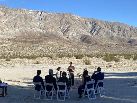 Wedding at the Clark Homestead site