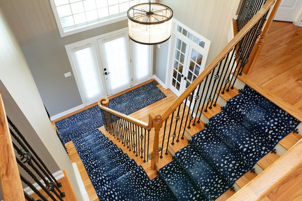 Staircase designed by Wendy Kleiner for her project on 38th Street.