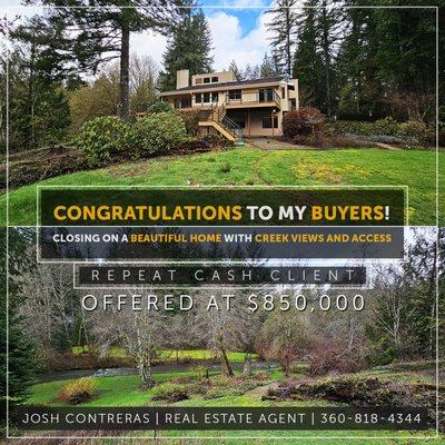 Repeat Cash Buyer Sold Luxury Homes