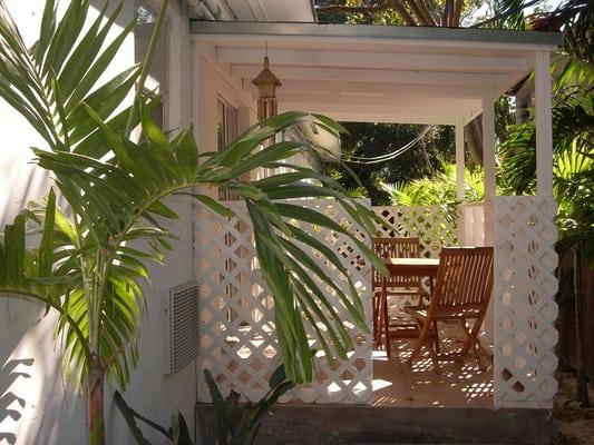 Key West style porch