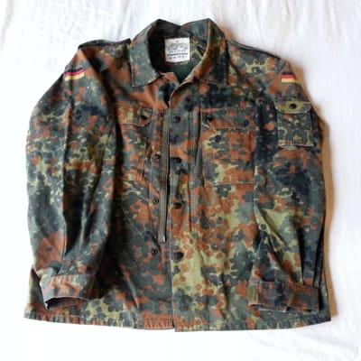 German camouflage uniform shirt.