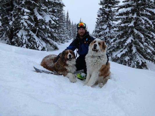 Skiing with my other two boys