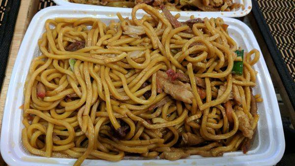 Lo Mein was all stuck together and had no flavor at all. Very bland.