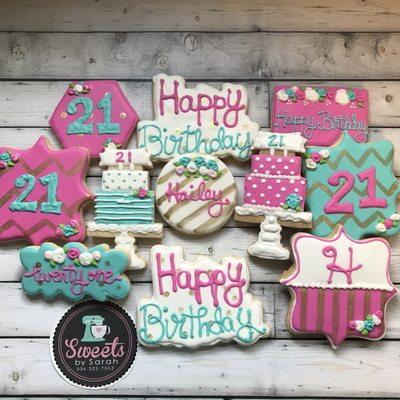 We take custom orders for decorated cookies