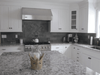 Beautiful light and airy kitchen.