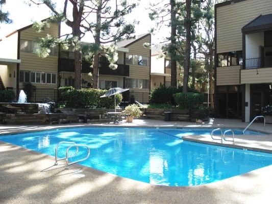 Inviting outdoor pool