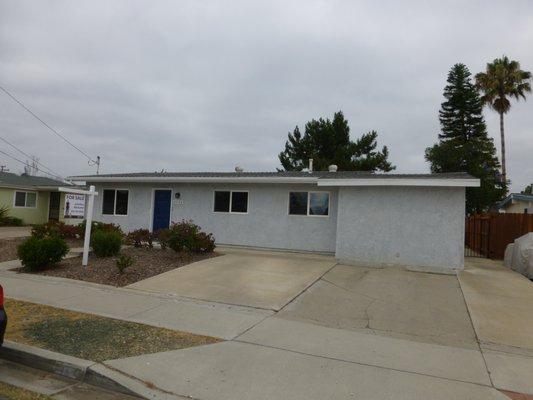 1 Story SFR w/ Garage conversion built in 1961