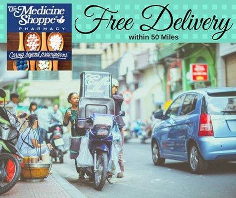 Free Delivery within 50 miles