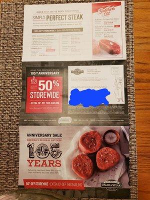 Anniversary Sale ~ 105 Years.  I shop here and recommend this Business. Steak and 50% Storewide Sale.  7/27/2022