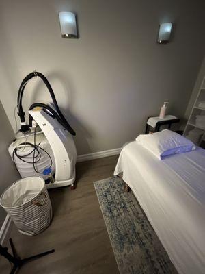 Localized Cryotherapy now called Soothe & the body sculpting room