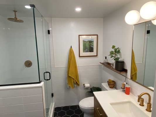 Renovated bathroom