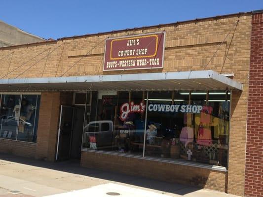 Jim's Cowboy Shop - the friendliest shop in Kansas! Great cowboy items - boots & clothes! A must stop!