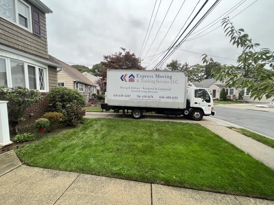 Helping our customer with a small moving job from Lynbrook, NY to East Rockaway, NY