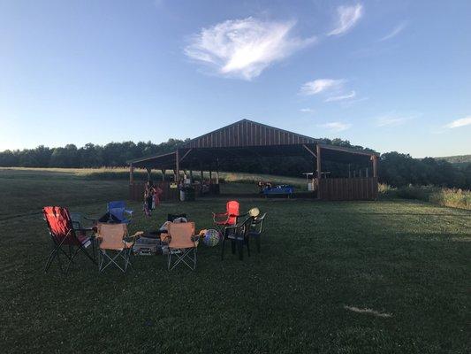 Pavilion on grounds for great parties