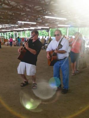 Live music at the market!  Great atmosphere.