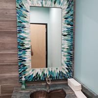 Mirror in customer bathroom