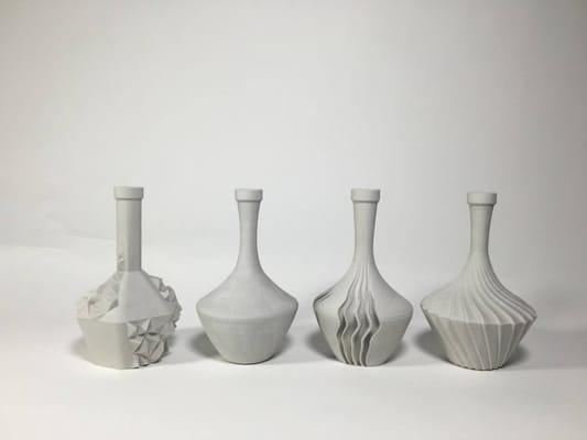 3D designed and 3D printed Olive oil vessels