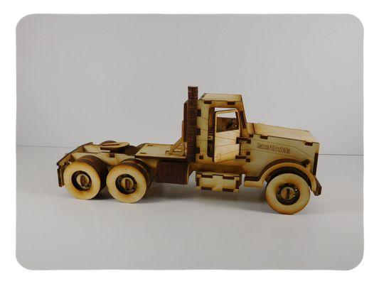 LazerModels Semi Truck Wood Model Kit