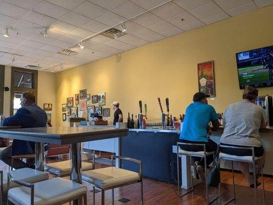 Bar tasting area and tables