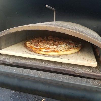 Wood fired pizza