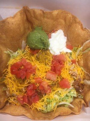 Chicken taco salad