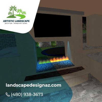 Landscape Designer 85143 3D & 2D landscape Design renderings San Tan Valley Landscape Architecture Artistic Landscape & Desig...