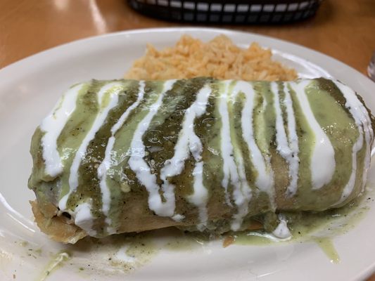 Chicken chimichanga