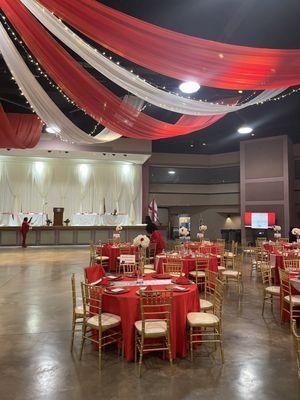 Decor inside event