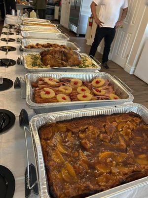 Thanksgiving drop off catering on Thanksgiving Day