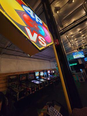 Arcade games and pac man video tables