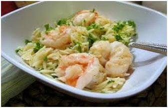 Lemon Pepper Shrimp Scampi with Orzo