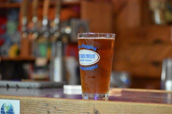 Beer garden and tap house at the Burlap Room in Smithville, TN.