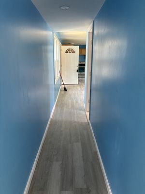 Hallway after