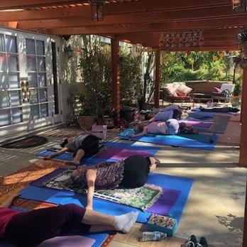 Garden yoga