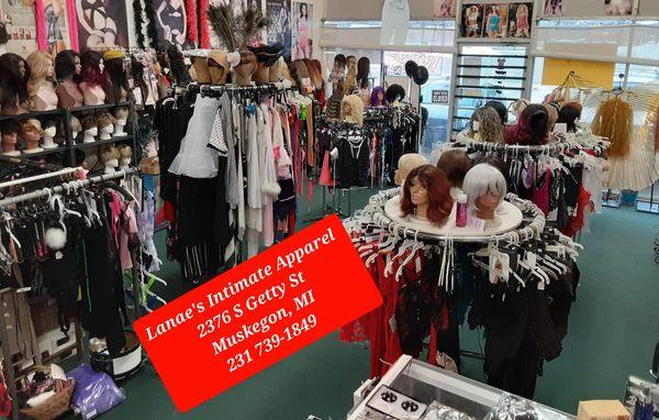 Lanae's Intimate Apparel
 2376 S. Getty St.
 Muskegon, MI  49444
 (231)739-1849
 Tu-Fr 11-5 & Sat 11-4p