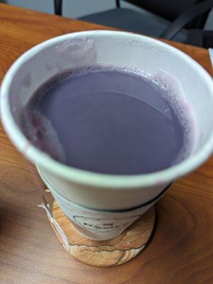 Ube Tea Latte