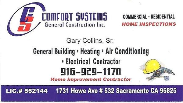 *General Building *Air Conditioning/Heating Service *Electrician