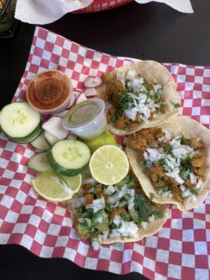 Al pastor tacos. Pretty good.