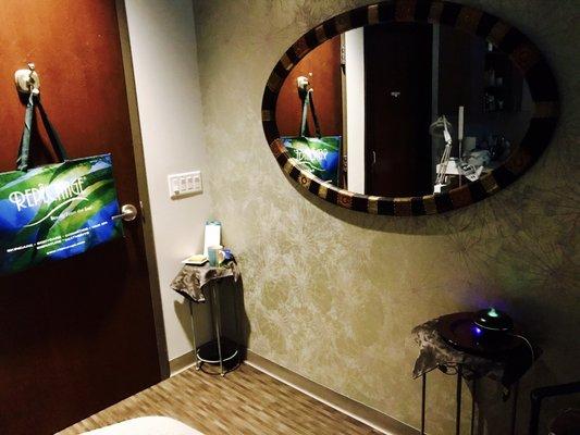 Room I received my facial