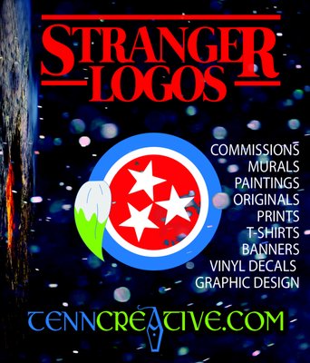 TennCreative.com Graphic Design, Window Decals, Vinyl Signs & Banners, T-shirts, Mural Artist, Commissions, Portraits (423) 552-7959