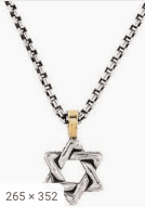 David Yurman Star of David necklace